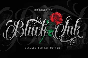 Black Ink Font: Bold Typography for Creative Projects