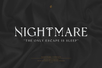 Nightmare Gothic Font: Bold Horror Typography for Creative Design