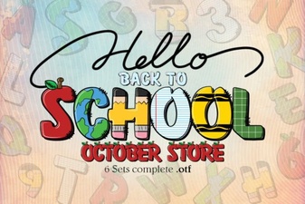 Back to School Font - Fun and Colorful Fonts for Classrooms